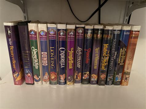 My collection of Disney VHS tapes : r/VHS