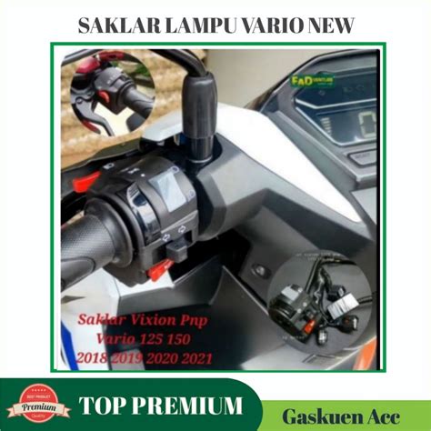 Jual Saklar Kiri Vixion Pnp Honda Vario 125 150 160 2018 2024 Minda