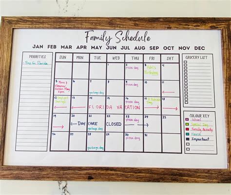 Free Family Calendar Printable: Get Organized! - Printables for Everyone