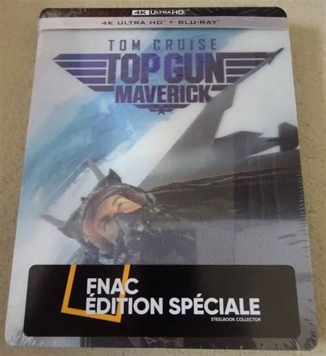 Top Gun Maverick Tom Cruise Steelbook Blu Ray 4k Ultra Hd Neuf Eur 5900 Picclick Fr