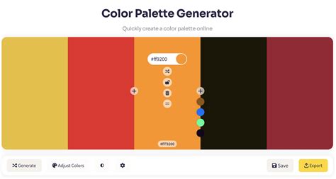 Create Your Custom Color Schemes: Color Palette Generator ⋅ T5 - Top ...