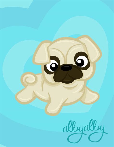 Cute Pug by ALBY-LePetiteDreamer on DeviantArt