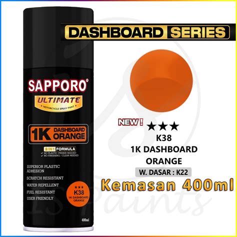 Jual Cat Aerosol Sapporo Ultimate K K Dashboard Orange Cc