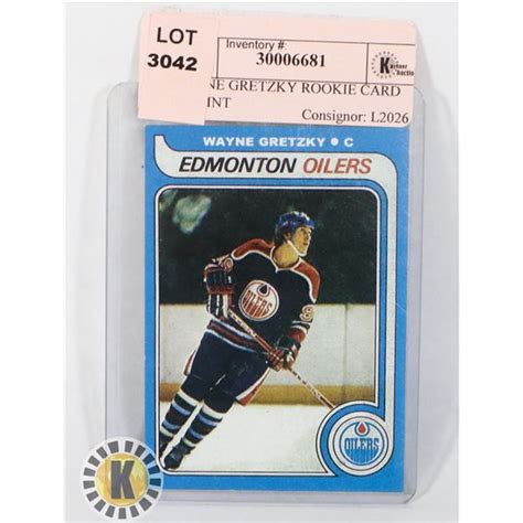 WAYNE GRETZKY ROOKIE CARD REPRINT