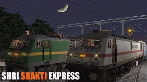 Shri Shakti Ac Sf Express Journey In Indian Train Simulator Night