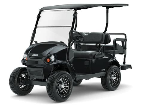 New E Z Go Express S Elite Lithium Black Golf Carts In High