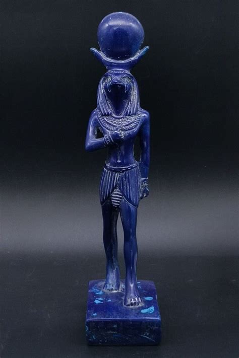 Ancient Egyptian Statue of Sun God Ra Harakhte Crowned With a Solar Disk Made in Egypt - Etsy