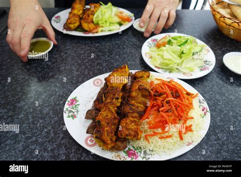 Afghan Chicken Kebab Hi Res Stock Photography And Images Alamy