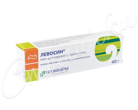 Левосин мазь 40г купить в Москве по цене от 126 рублей