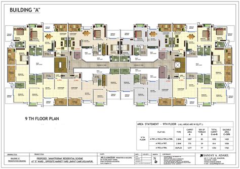 Anantpuram Floor Plans, Project 3D Views in Kolhapur