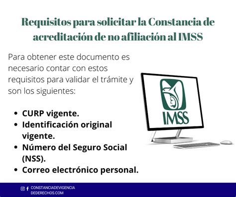 Constancia De Acreditaci N De No Afiliaci N Imss Gu A