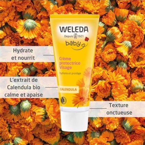 Weleda Calendula Cr Me Protectrice Visage Bio Soin Pour B B