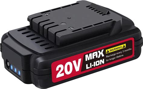 Amazon AVID POWER 20V MAX 2 0 Ah Lithium Ion Rechargeable Battery