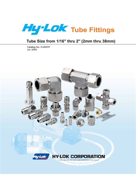 Hy Lok Tube Fittings | PDF