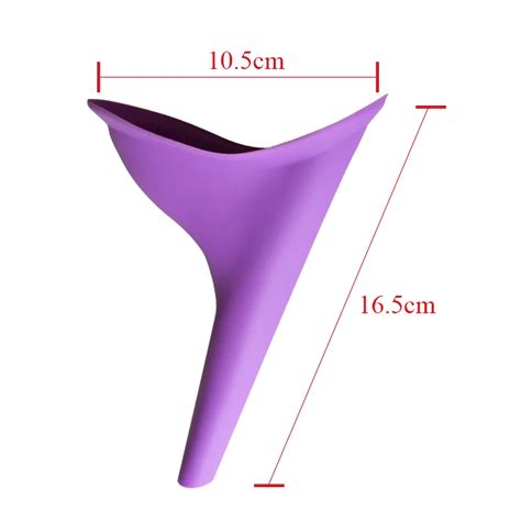 Soft Silicone Female Pissing Urinal Pee Standing Urination Device