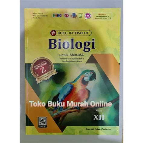 Jual Buku Lks Pr Interaktif Biologi Kelas XII 12 Tahun 2022 Kurikulum