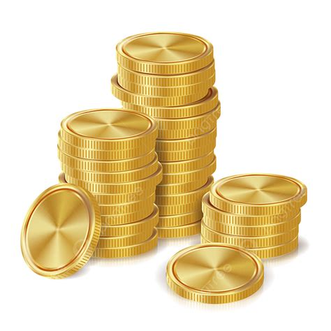 Gold Coins Stack Png