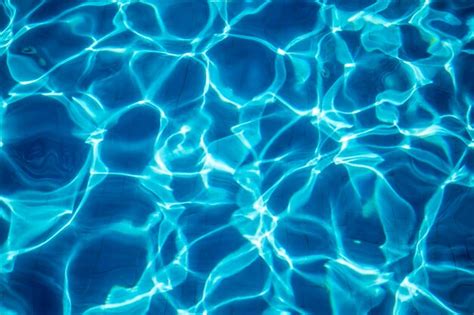 Premium Photo Swimming Pool Blue Water Surface Background Texture