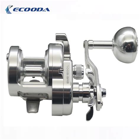 Original Ecooda Full Metal CNC Slow Jigging Reel Overhead Reel Casting