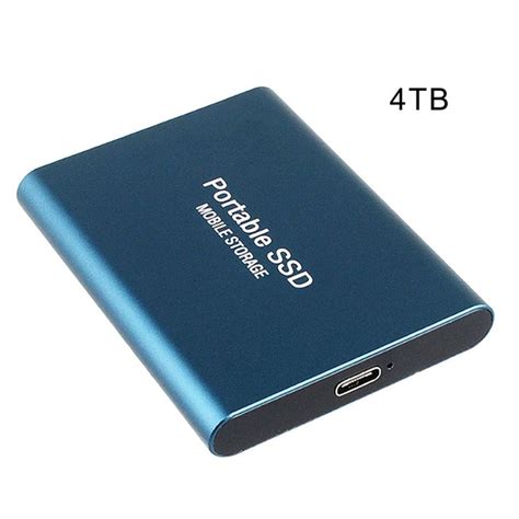 Shop Original High Speed 4TB SSD External Hard - Blue | Jumia Uganda