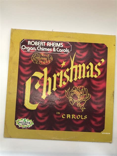 Merry Christmas In Carols Organ And Chimes By Robert Rheims Etsy