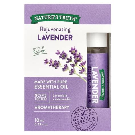 Nature S Truth Essential Oil On The Go Roll On Rejuvenating Lavender