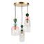 Visconte Vietri Ceiling Pendant Light With Multi Coloured Glass