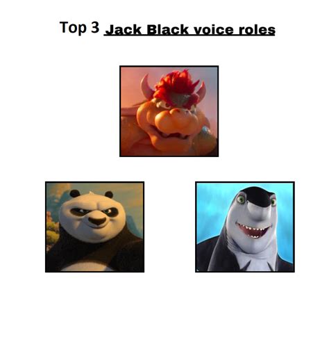 My Top 3 Jack Black Voice Roles by Benny49 on DeviantArt