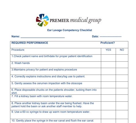 Professional Competency Checklist Templates In Word Pdf Day