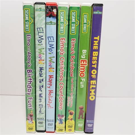 Sesame Street Dvd Lot