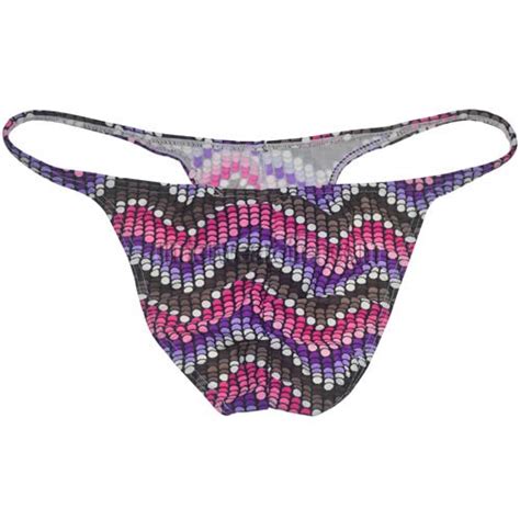 Men Bulge Cheeky Briefs Underwear Brazilian Pucker Bikini Briefs String Swimwear Mu