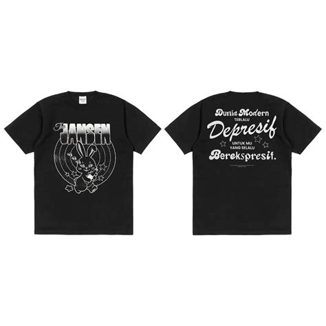 Jual Rocknation T Shirt Band The Jansen Dunia Modern Terlalu Depresif