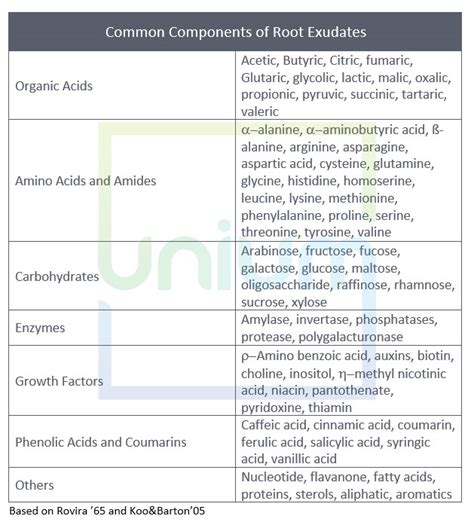 Root Exudates Unium Bioscience Limited