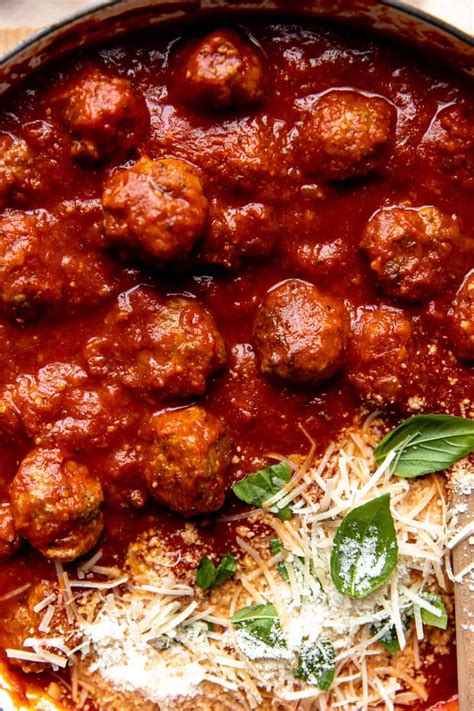 Easy Classic Meatballs House Of Yumm