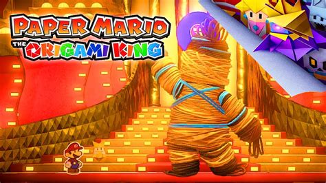 Paper Mario The Origami King Part Rubber Band Boss Gameplay