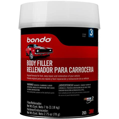 Bondo Body Filler, 00265, 1 Gallon - Walmart.com