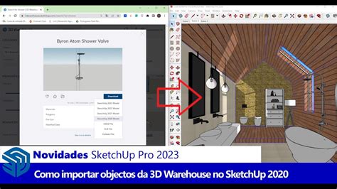 Tutorial Sketchup Pro Como Importar Modelos Da D Warehouse Numa