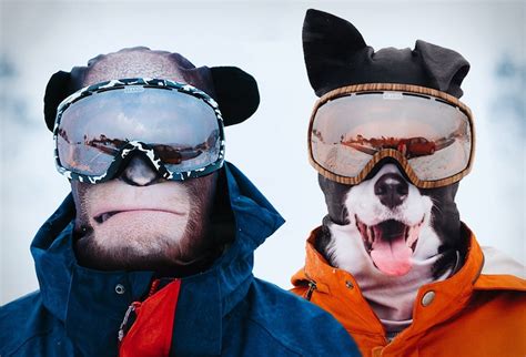 Transform Into A Cat On The Slopes With Beardo Animal Ski Masks