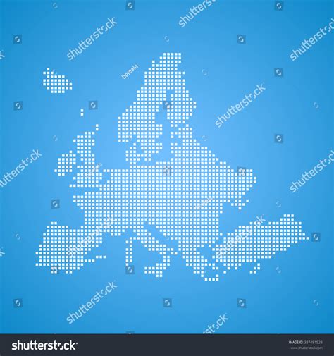 Map Of Europe Royalty Free Stock Vector 337481528