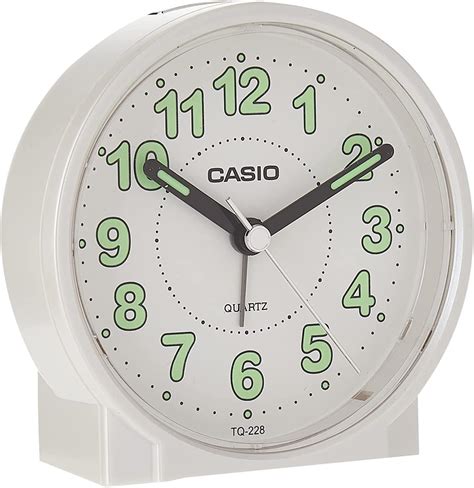 Casio Tq 228 7df Alarm Clock White Buy Online At Best Price In Ksa