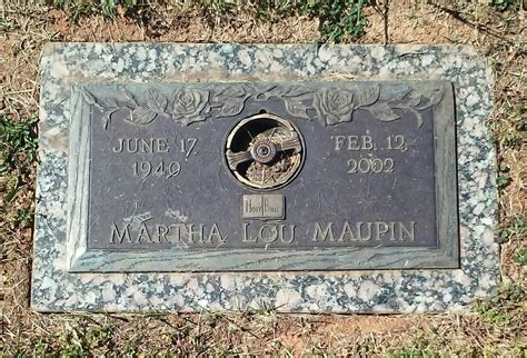 Martha Lou White Maupin 1940 2002 Find A Grave Memorial