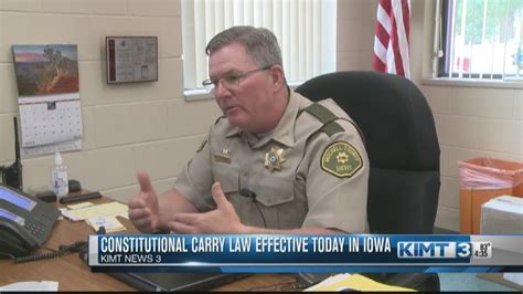 The Constitutional Carry Law Takes Effect In Iowa Youtube