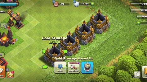 Fill Gold Storage Clash Of Clans Dandk Organizer