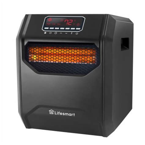 Lifesmart Lifepro 1500w 6 Element Infrared Large Room Space Heater W