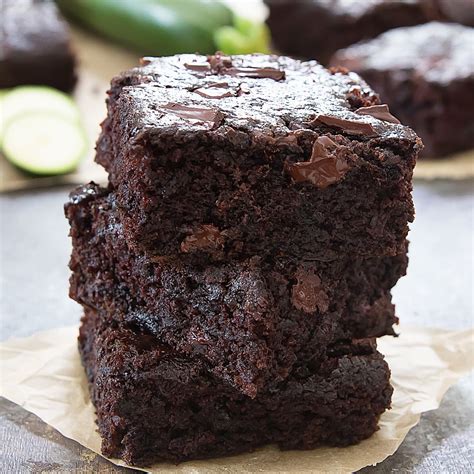 Zucchini Brownies Easy One Bowl Recipe Kirbie S Cravings