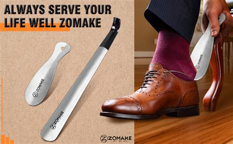 Amazon ZOMAKE Metal Shoe Horn Small Shoehorn 7 5 Inch Travel