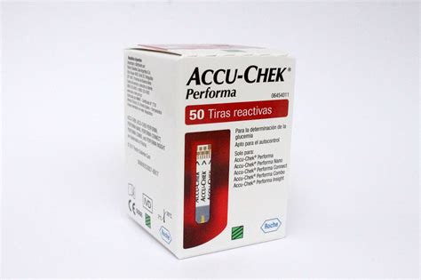 Tiras Accu Chek® Performa 50 Unidades Simmedical