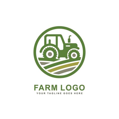 Farm Logo Tractor Logo Design Vector 12054870 Vector Art At Vecteezy