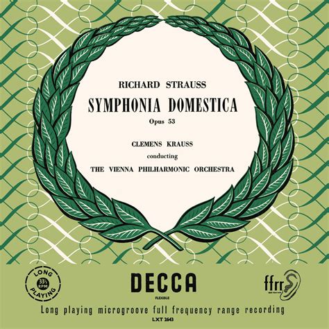 ウィーン・フィルハーモニー管弦楽団 クレメンス・クラウス R Strauss Sinfonia Domestica Ariadne