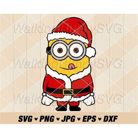 Christmas Minion Svg Png Layered Despicable Character Svg Inspire